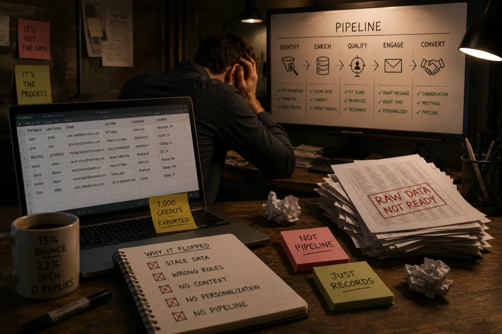 Buying Contacts is Not the Same as Building Pipeline