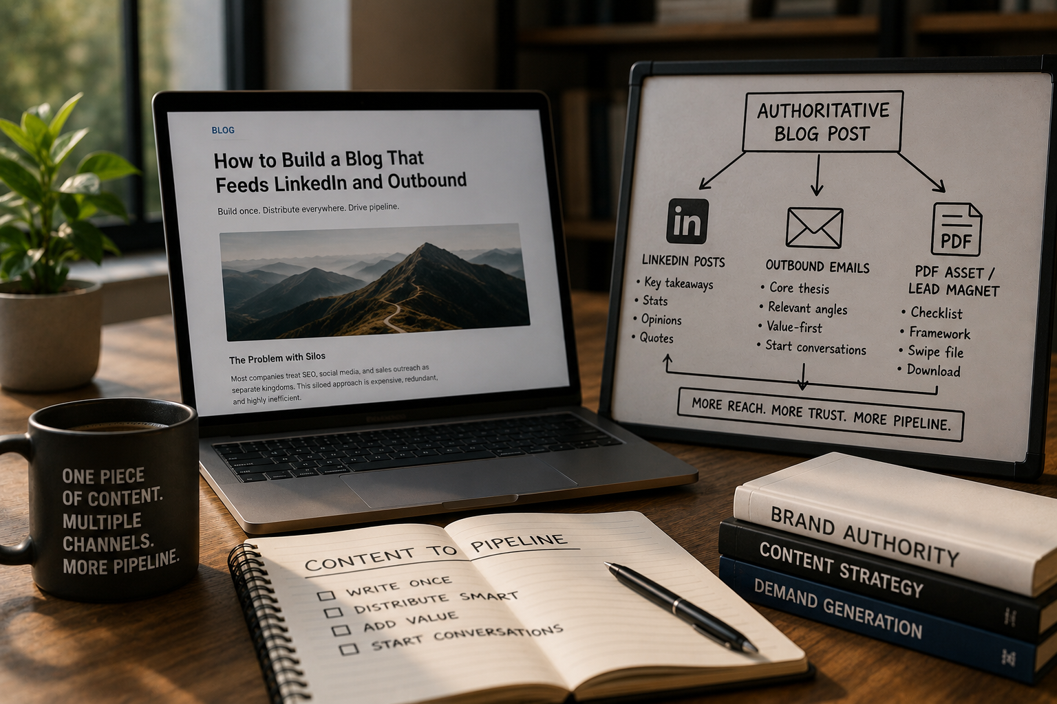 How to Build a Blog That Feeds LinkedIn and Outbound