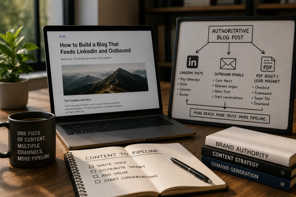 How to Build a Blog That Feeds LinkedIn and Outbound