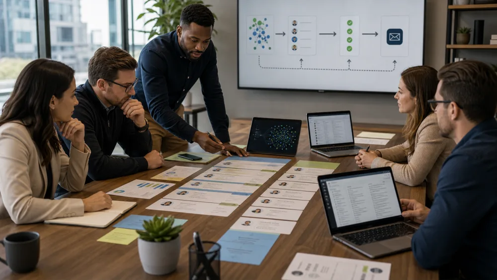 Acquisition team turning audience recognition into targeted outreach execution.
